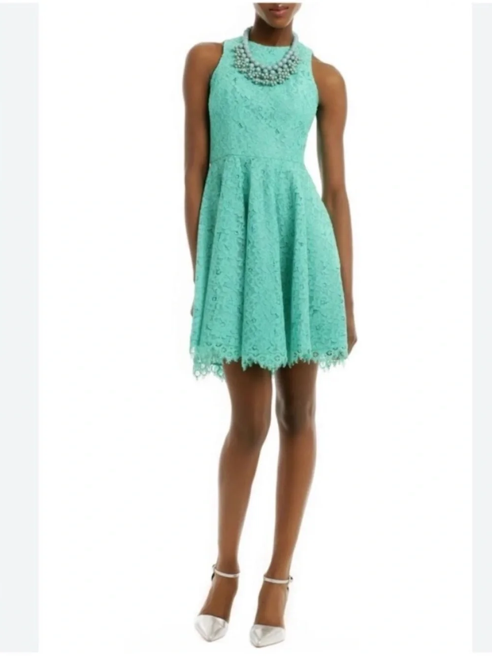 Shoshanna Dress 14 Formal Green - Picture 3 of 12